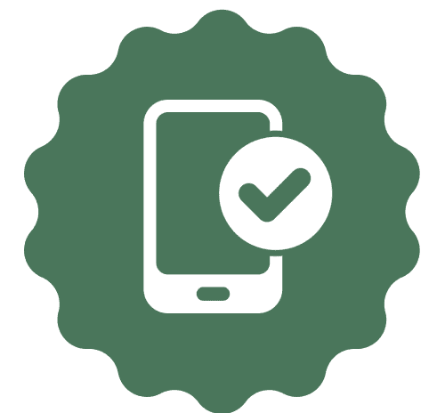 Verified mobile device illustration